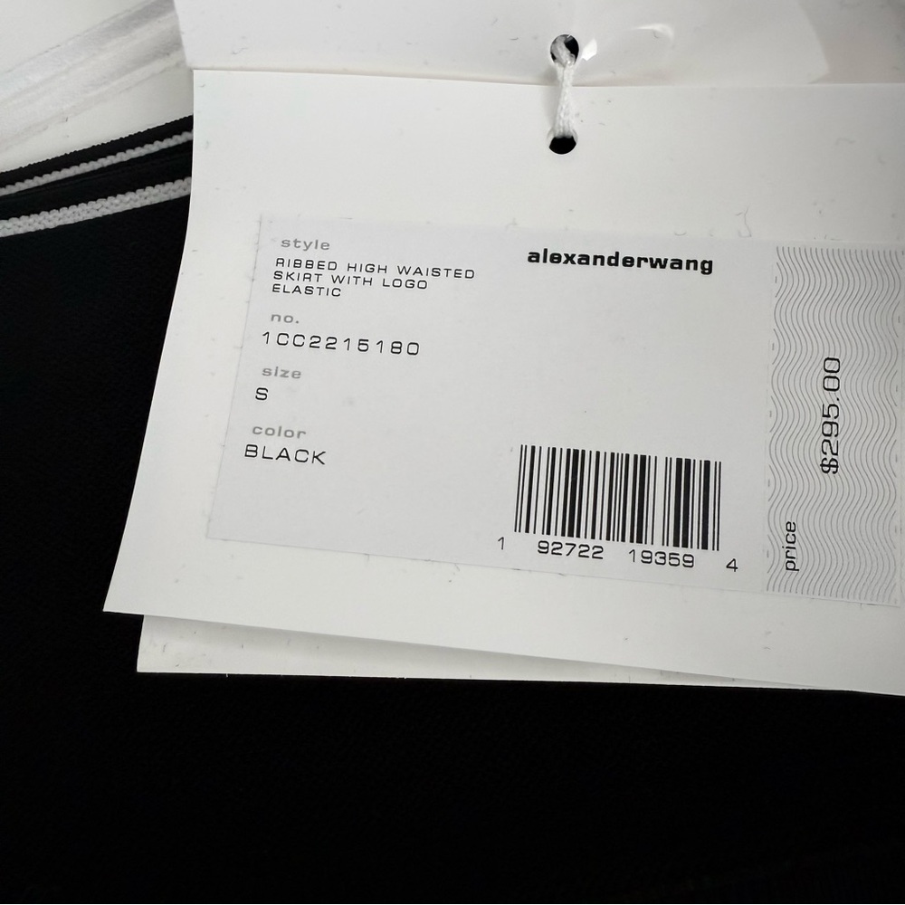 Alexander Wang Black High-Waist Mini Skirt - Picture 10 of 10